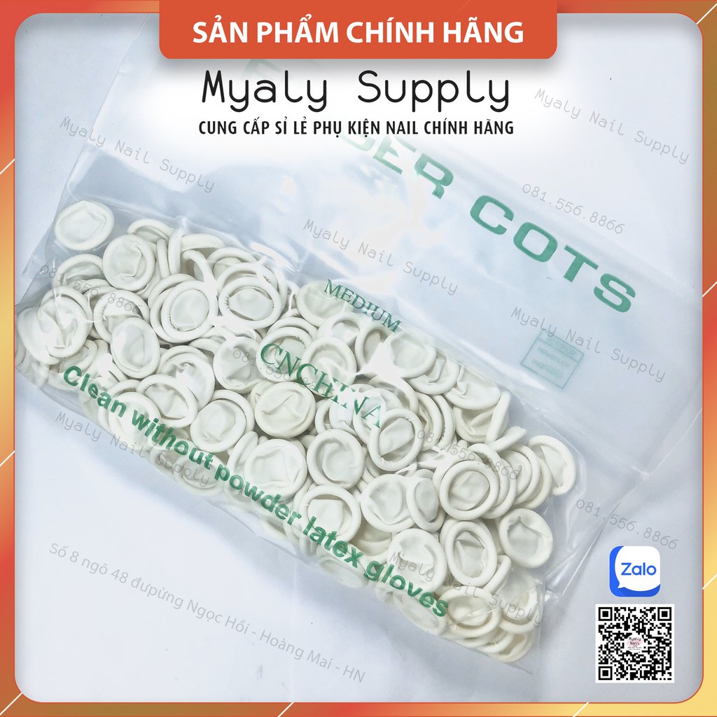 Găng Tay Ngón Cao Su Làm Móng 270 Chiếc SP000731