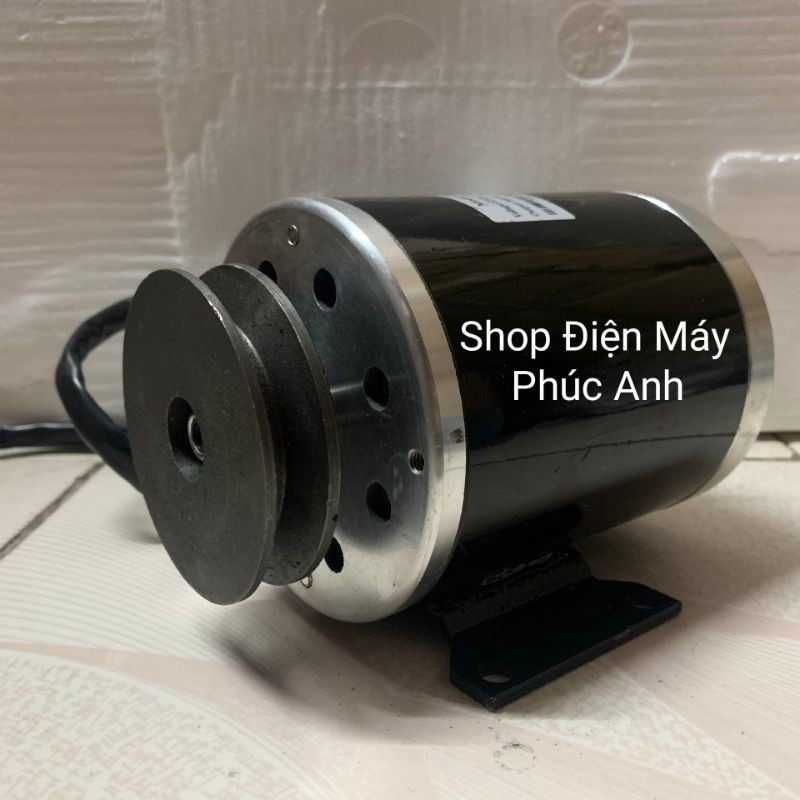 Motor DC 12v 500w kèm puly chế nén khí