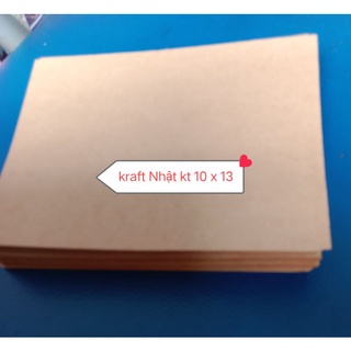 Combo 1000 tờ giấy kraft nhật kt 10 x 13 cm