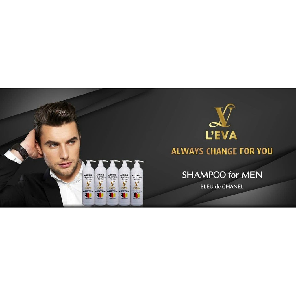 L'EVA sữa tắm nam LEVA NATURAL LABEL FOR MEN 750ML chính hãng