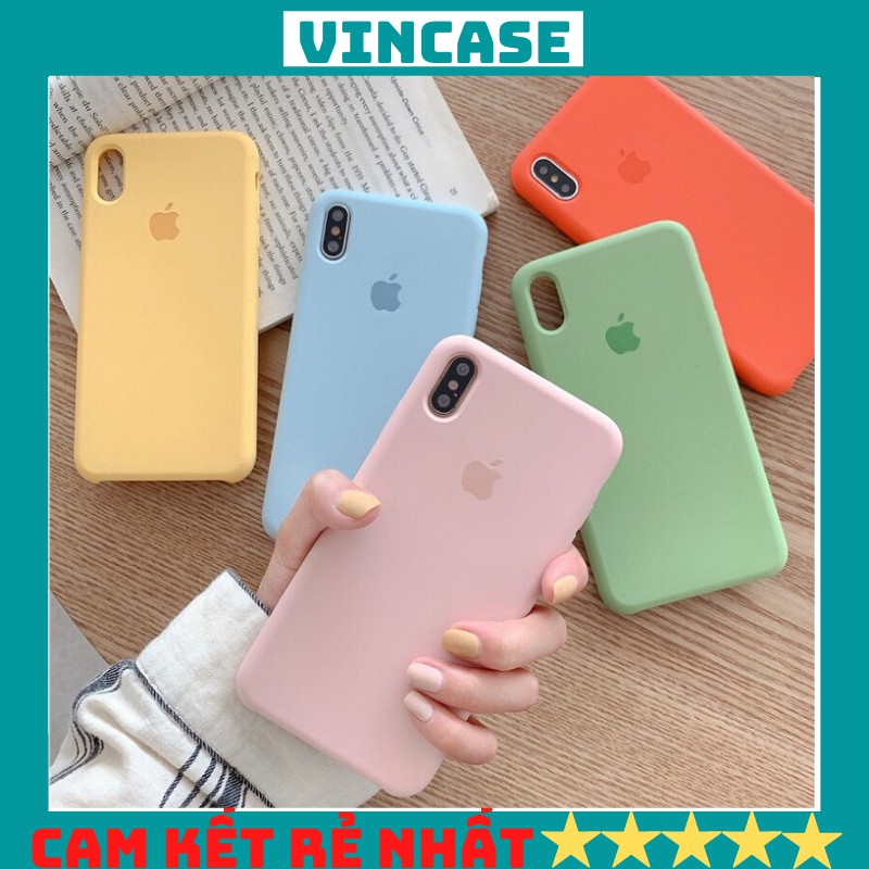 Ốp lưng iphone CHỐNG BẨN LOGO TÁO 6/6s/6plus/6s plus/7/8/7plus/8plus/x/xs/xs max/11/11pro max - vincase