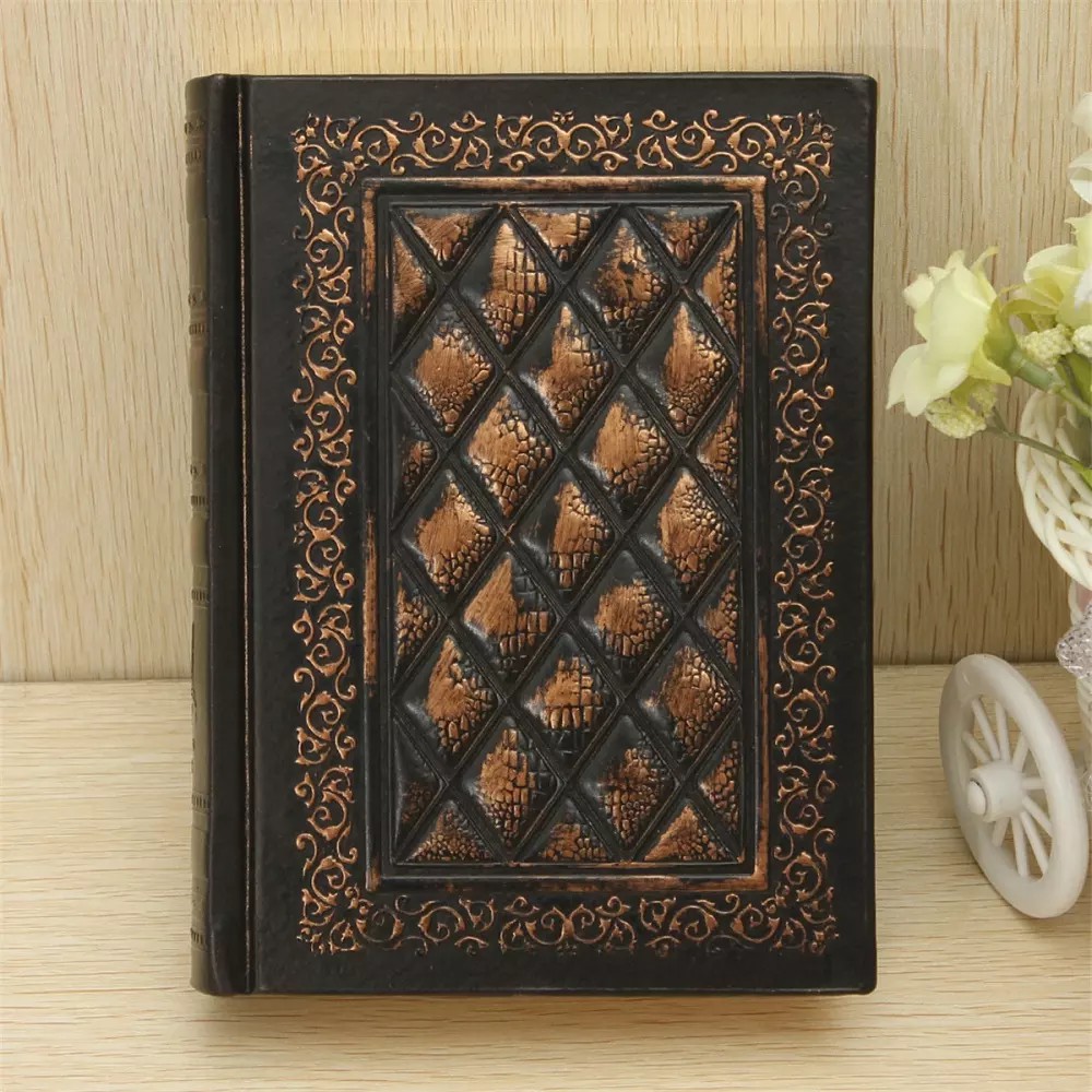 Retro Vintage Journal Diary Notebook Leather Blank Hard Cover Sketchbook Paper sổ tay_123Lifevn