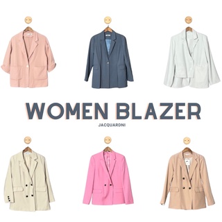Áo blazer 2hand/secondhand nữ tông màu sáng(blazer trắng/ xám/ xanh dương) được nhập trực tiếp từ Hàn JACBLGS