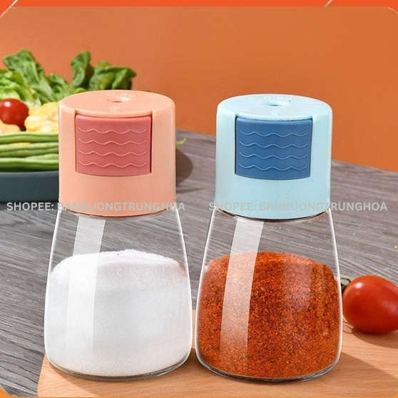 Lọ Rắc Gia Vị, Hũ Gia Vị Thủy Tinh Tiện Dụng Cho Nhà Bếp
