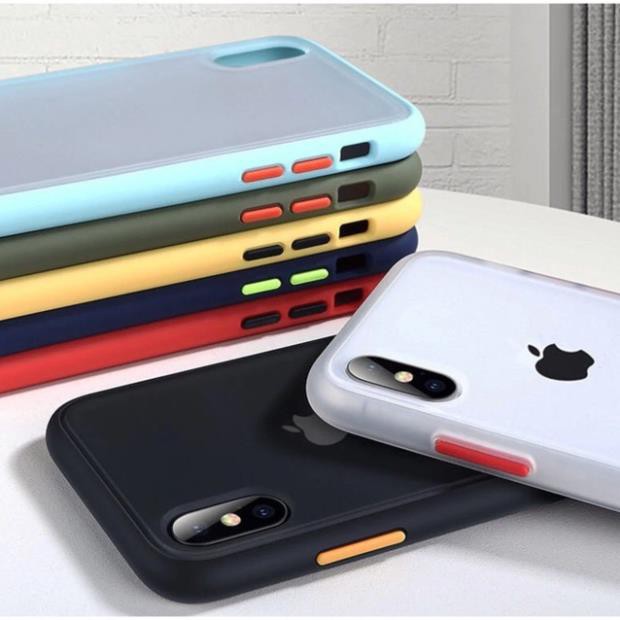 FREESHIP 50K ỐP NHÁM CHỐNG SOCK , VA ĐẬP , BÁM VÂN TAY 5 MÀU THỜI TRANG IPHONE #8