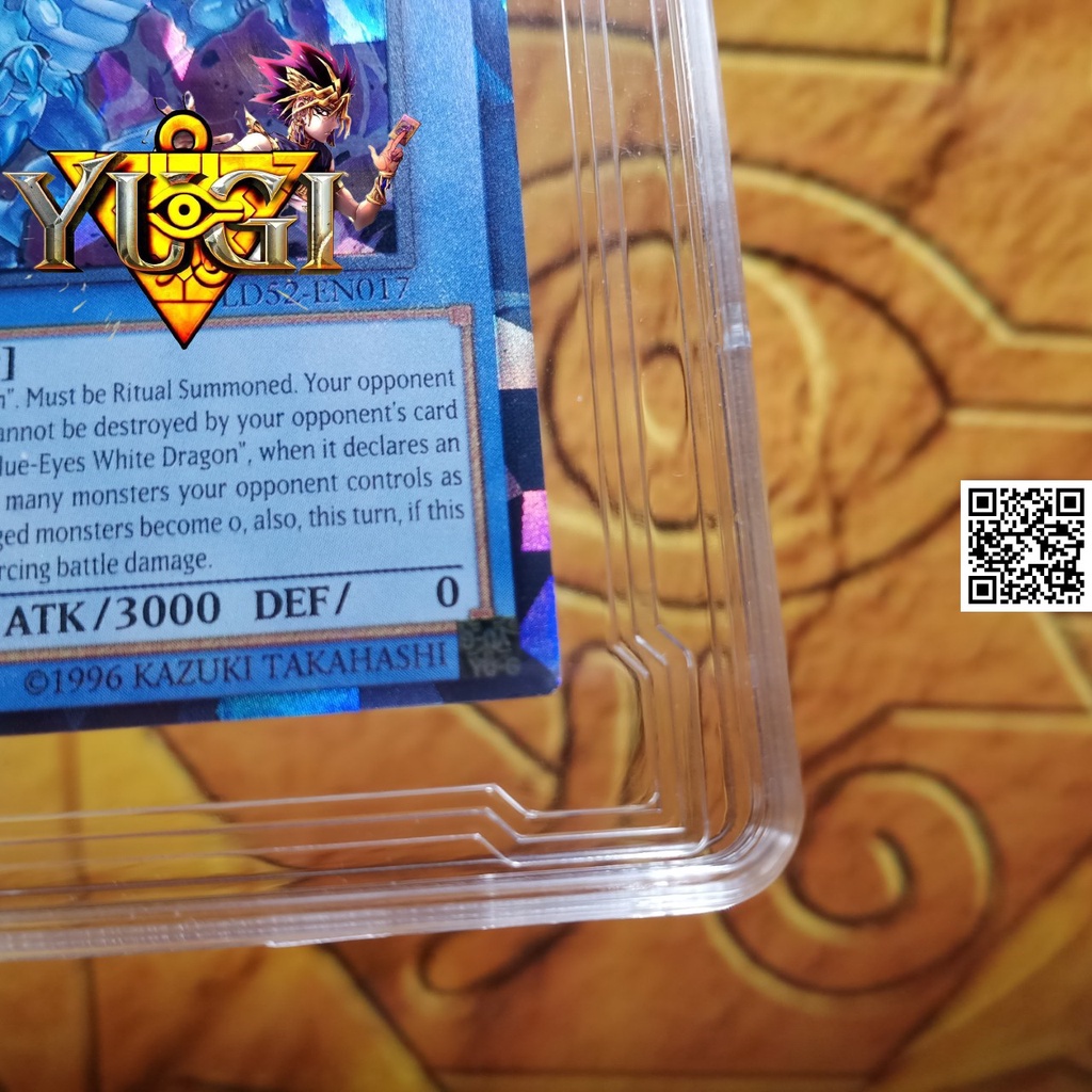 Bài yugioh lá Blue Eyes Chaos Dragon Thanh Nhãn Hỗn Long hiệu ứng phản quang Holofoil Rare 1458 D5 1-3