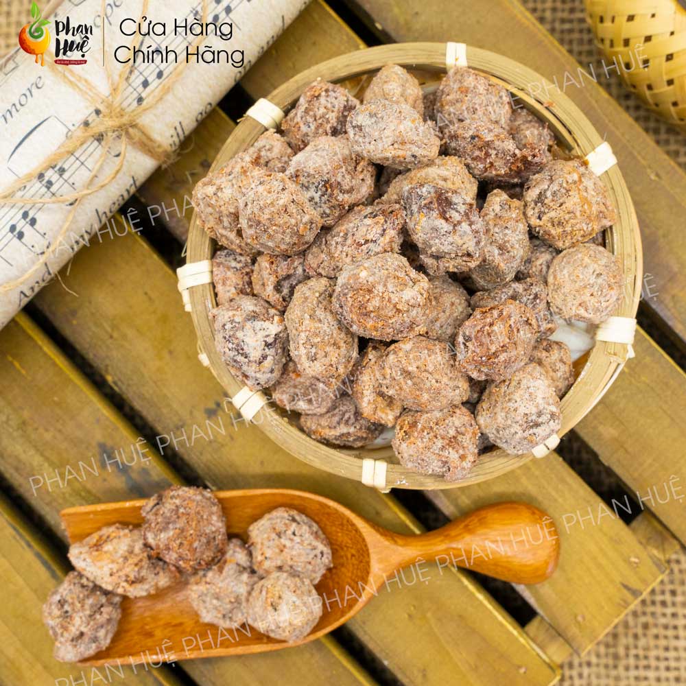 Ô mai xí muội mơ chua mặn ngọt Phan Huệ túi zip 100gr giảm ho rát họng đặc sản Hà Nội