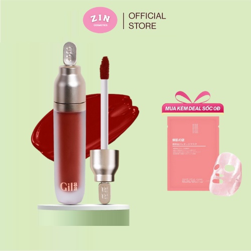 Son Kem Lỳ Gilaa Plumping Lip Serum - Phiên bản Velvet Tint Hoàn Hảo (3.8g)