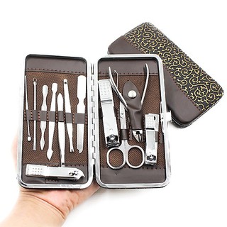 Bộ bấm móng tay 12 chi tiết (Sẵn kho)