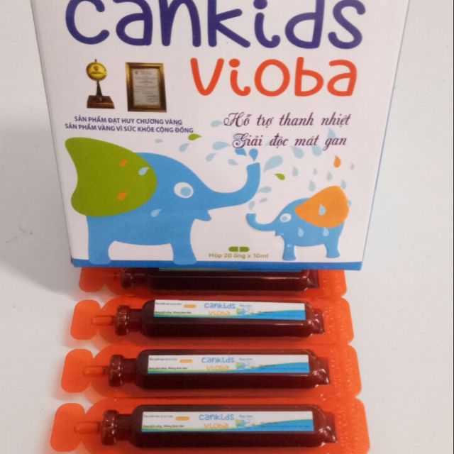 Cankids Vioba_ hỗ trợ thanh nhiệt, giải độc, mát gan