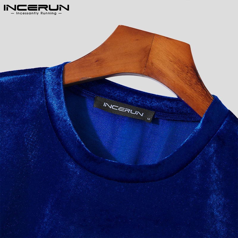 Áo sát nách INCERUN dáng rộng màu trơn 3 màu thời trang mùa hè cho nam