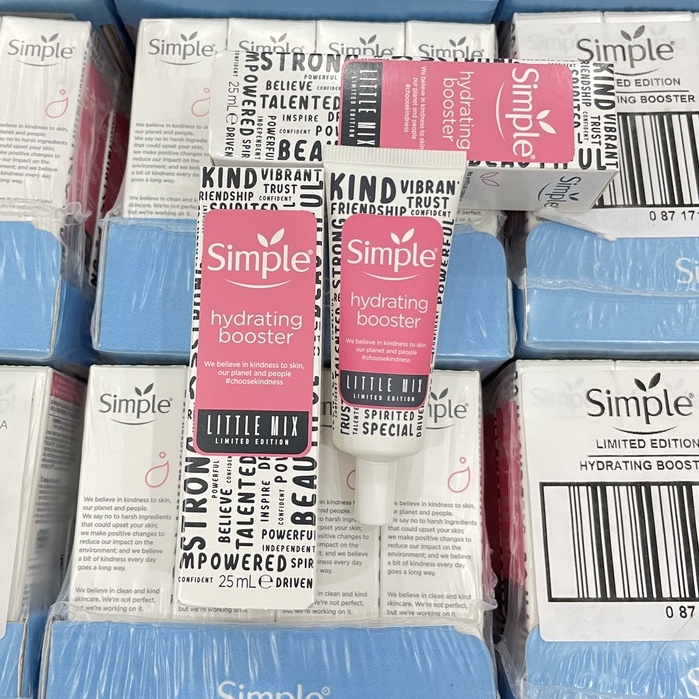 Phiên Bản Giới Hạn ] Kem Dưỡng Ẩm Cấp Nước Simple Little Mix Hydrating Booster Limited Edition 25ml