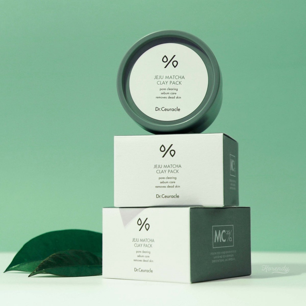 Mặt Nạ Đất Sét Trà Xanh Dr.Ceuracle Jeju Matcha Clay Mask 115g