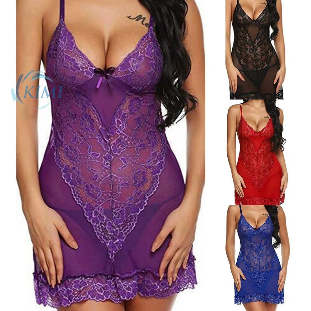 Đầm ngủ phối ren gợi cảm cho nữ
 | BigBuy360 - bigbuy360.vn