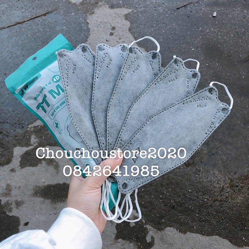 [HÀNG CÓ SẴN] 50 Chiếc Khẩu Trang Y Tế TT KF94 4D Mask Cho Người Lớn Hàn Quốc Chính Hãng Kháng Khuẩn Thoáng Khí