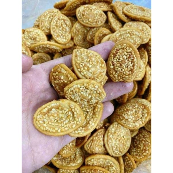 Bánh Tai Heo Mè Beo Béo Túi 500gr,  Hàng ngon nhà làm