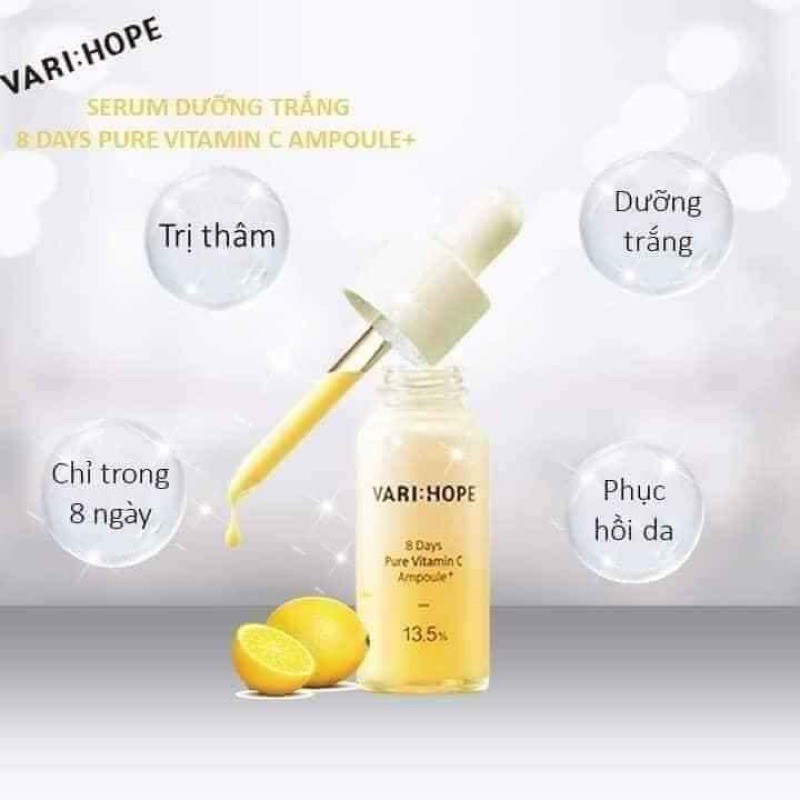Tinh chất serum mờ thâm Vari hope vari:hope 8 dáy vitamin c ampoule plus