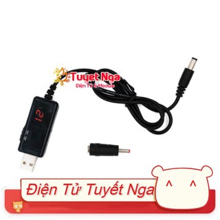 Cáp chuyển đổi điện áp dc từ 5v sang 9v hoặc 12v
