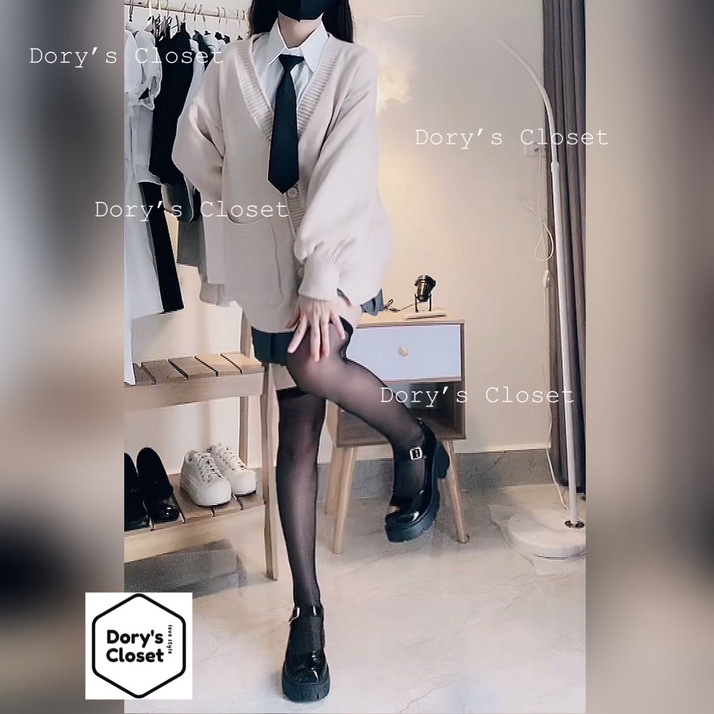 Áo khoác len cardigan nữ ulzzang tay bồng cao cấp SM12