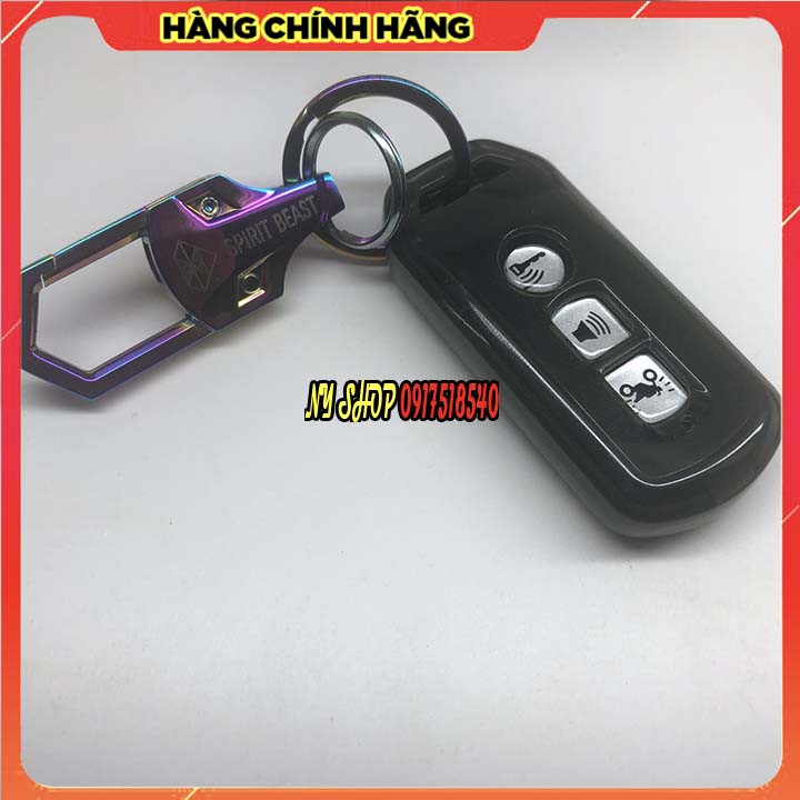 COMBO MÓC KHÓA SPIRIT KÈM ỐP CHÌA KHÓA SMARKEY SH, SH MODE, PCX TRONG SUỐT CAO CẤP