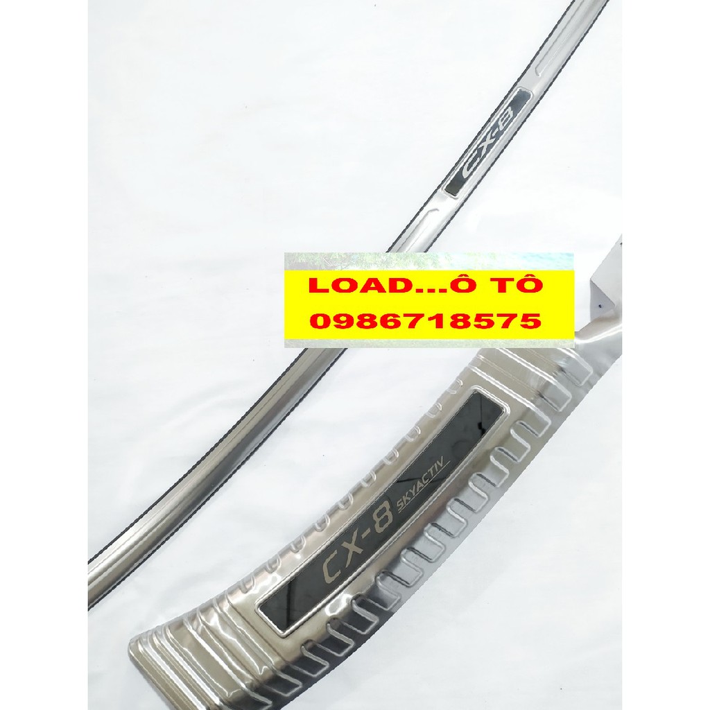Chống Cốp Trong Và Ngoài Mazda CX8 2022-2019 Chất Liệu Inox Cao Cấp