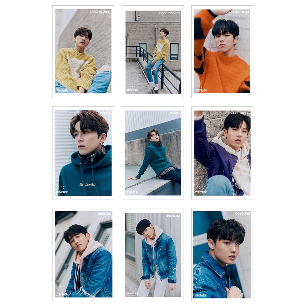 [Ép Lụa] Lomo Card 45 Ảnh TREASURE - EDITORIAL vol.3+4