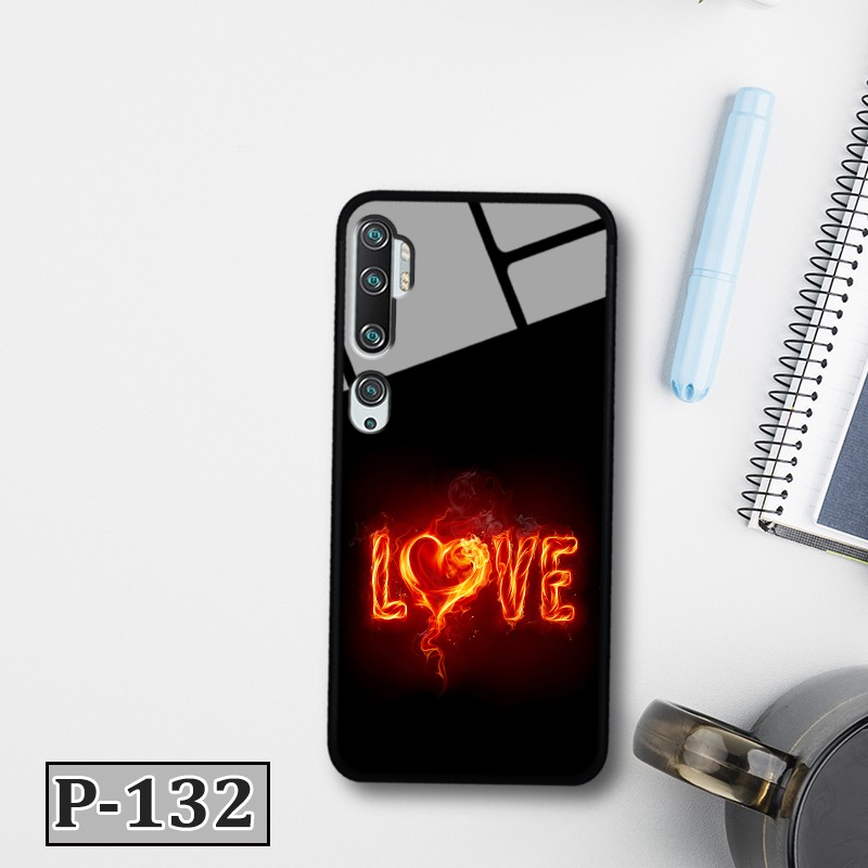 Ốp Xiaomi Mi Note 10/ Note 10 Pro - lưng kính in hình 3D