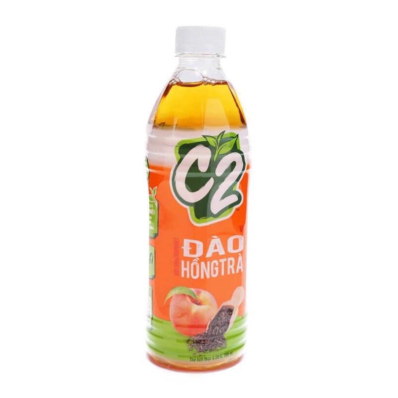 Thùng 24 chai hồng trà đào C2 455ml