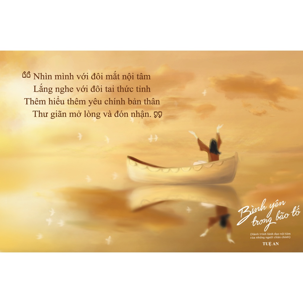 Bộ 15 Thẻ Quà Tặng Truyền Cảm Hứng - Bình Yên Trong Bão Tố