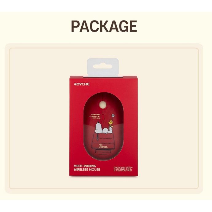 Chuột Bluetooth Không Dây 2.4Ghz HìNh Snoopy Dễ Thương