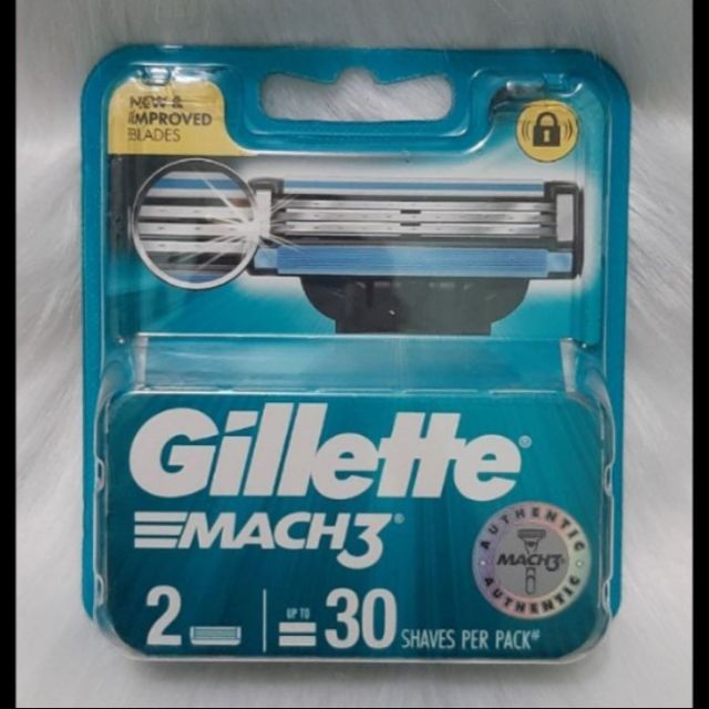 (Mẫu mới)Lưỡi Gillette Mach3 vỉ 2 lưỡi