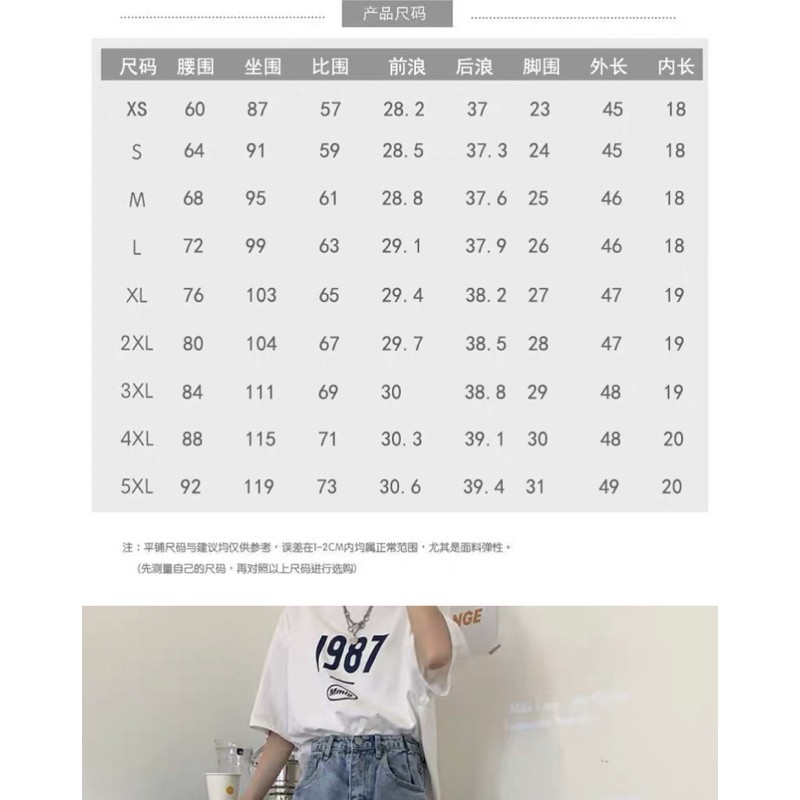 [ ORDER TAOBAO BIGSIZE ] Quần đùi jeans BIGSIZE đủ mẫu , quần dài gần đến đầu gối có các mẫu rách và không rách