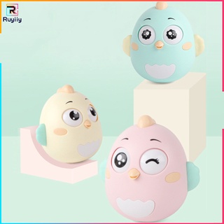 Đồ chơi lật đật phát nhạc hình gà con hoạt hình đáng yêu dành cho trẻ r3