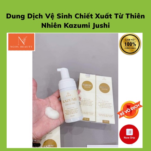 Dung Dịch Vệ Sinh Làm Sạch, Ngừa Mẩn Ngứa ,Hương Hoa Hồng Kazumi Jushi