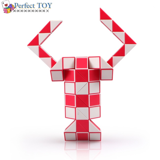 Khối Rubik Đồ Chơi Ma Thuật Hình Rắn 24 Ngăn Cho Trẻ Em