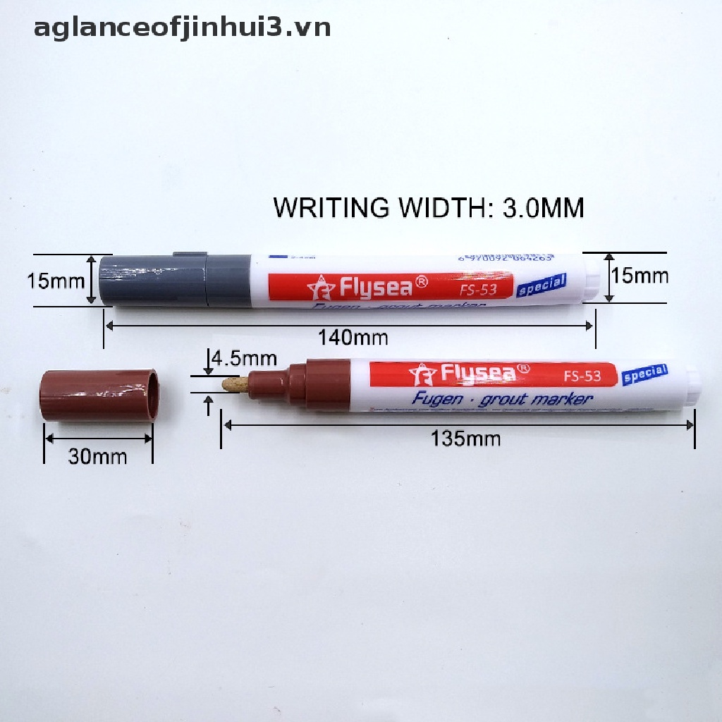 * * Afvn * * Bút Mực Màu Trắng Để Sửa Chữa Khe Hở Phòng Tắm