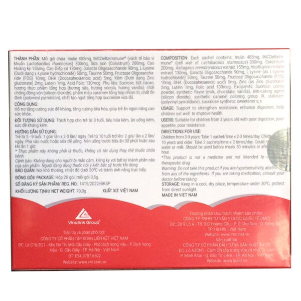 Kidsmune Max, hỗ trợ trẻ ăn ngon nâng cao sức khỏe ( hàng chính hãng )