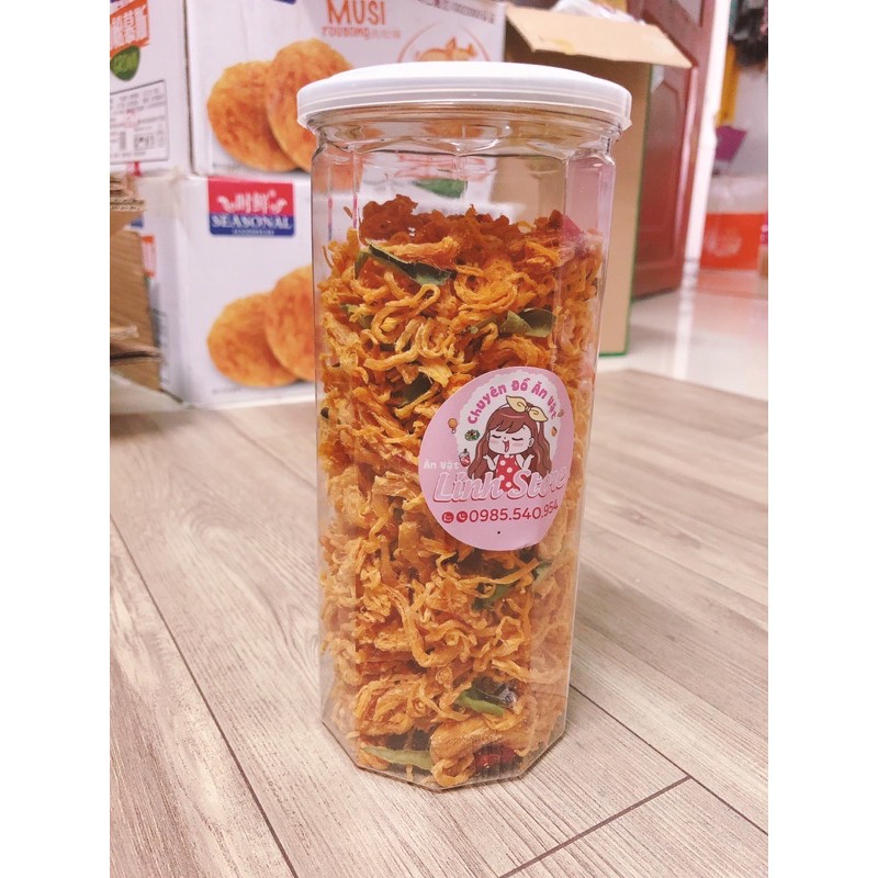 khô gà lá chanh hủ pet 300g | BigBuy360 - bigbuy360.vn