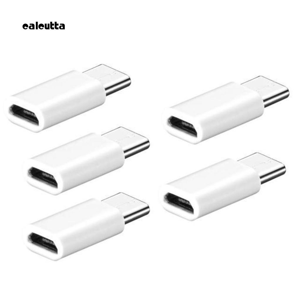 Bộ 5 đầu nối chuyển đổi cổng USB type C sang Micro USB