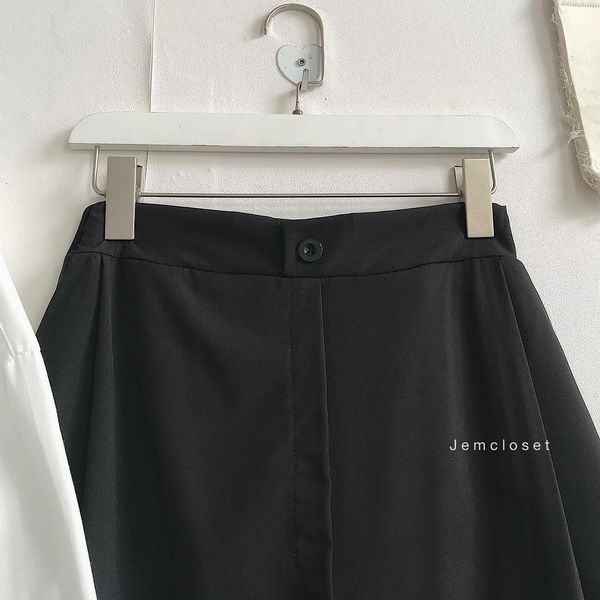 Chân Váy Công Sở From Rộng JEM CLOSET Váy Dài Qua Gối DAMMI Thiết Kế Hai Tầng Cá Tính Style Hàn Phối Đồ Cực Xinh 3269