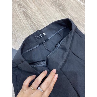 Quần ống sớ cạp cao