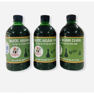 Nước ngâm chân dao đỏ sapa