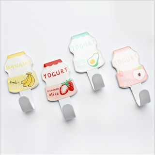 ⚡ĐỘC ĐÁO⚡1 vỉ 2 Móc dính tường siêu chắc hình bơ - yakul