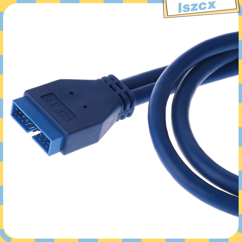 1x Usb3.0 20 Pin Male To 20 Pin Female Cable 0.5m Blue Color | BigBuy360 - bigbuy360.vn