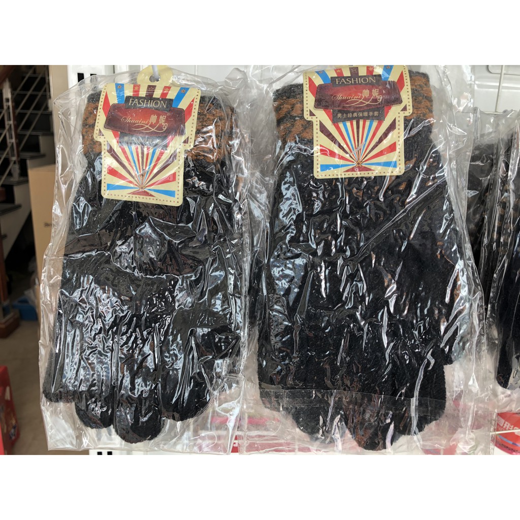 Găng Tay Len Mùa Đông Siêu Ấm