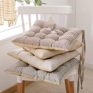 Đệm lót ghế ngồi bằng cotton dày dặn thoải mái đơn giản phong cách Nhật Bản
