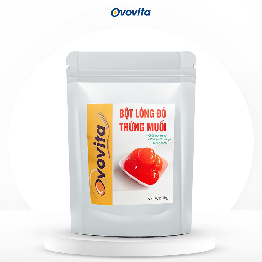 Bột Lòng Đỏ Trứng Muối OVOVITA Túi Zip 500gr