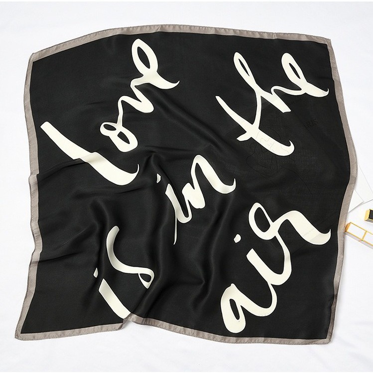 [Hàng mới] Khăn lụa vuông 70x70cm trẻ trung năng động