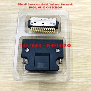 Đầu nối Servo Mitsubishi SM-50J MR-J3 CN1 SCSI-50P (Và các dòng Yaskawa, Panasonic, Delta)