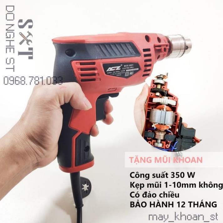 Máy khoan ACZ 6603 - BH 12 tháng